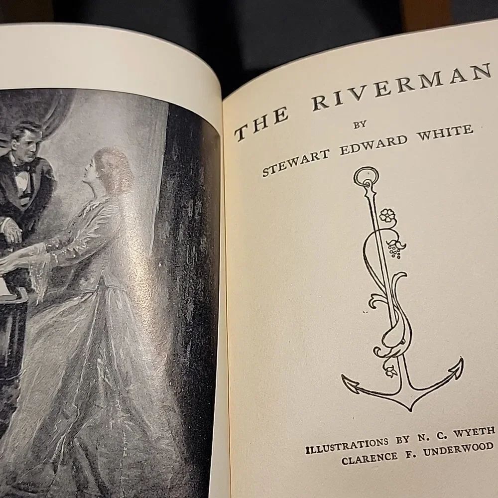 The Riverman by Stewart Edward White Book - Picture 3 of 5